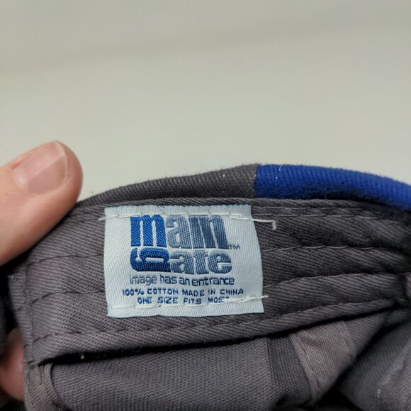 Main Gate Summit Racing Equipment Strapback Hat Gray OSFM Embroidered Logo - Picture 11 of 12